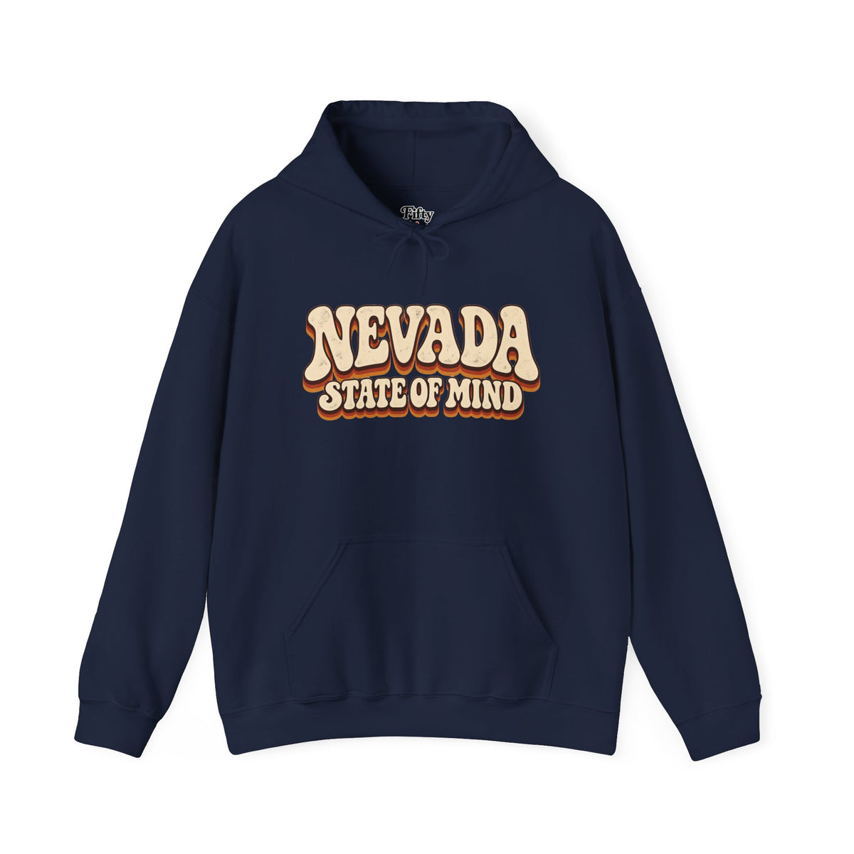 Nevada State of Mind Unisex Hoodie State Name Graphic