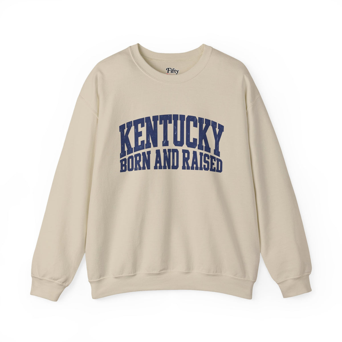 Kentucky Born and Raised Bold Athletic Unisex Sweatshirt Graphic
