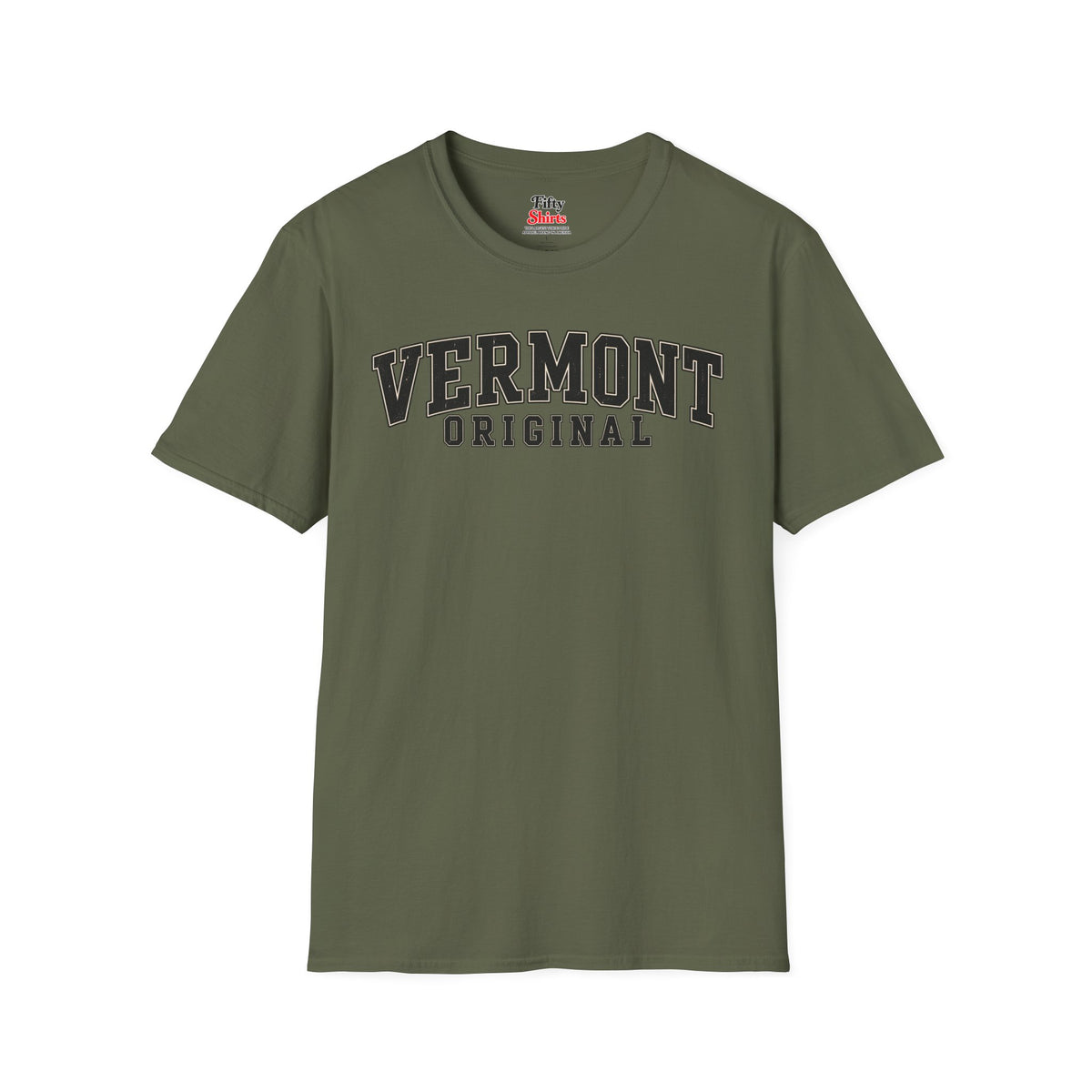 Vermont Original Unisex Softstyle T Shirt State Name Graphic Tee