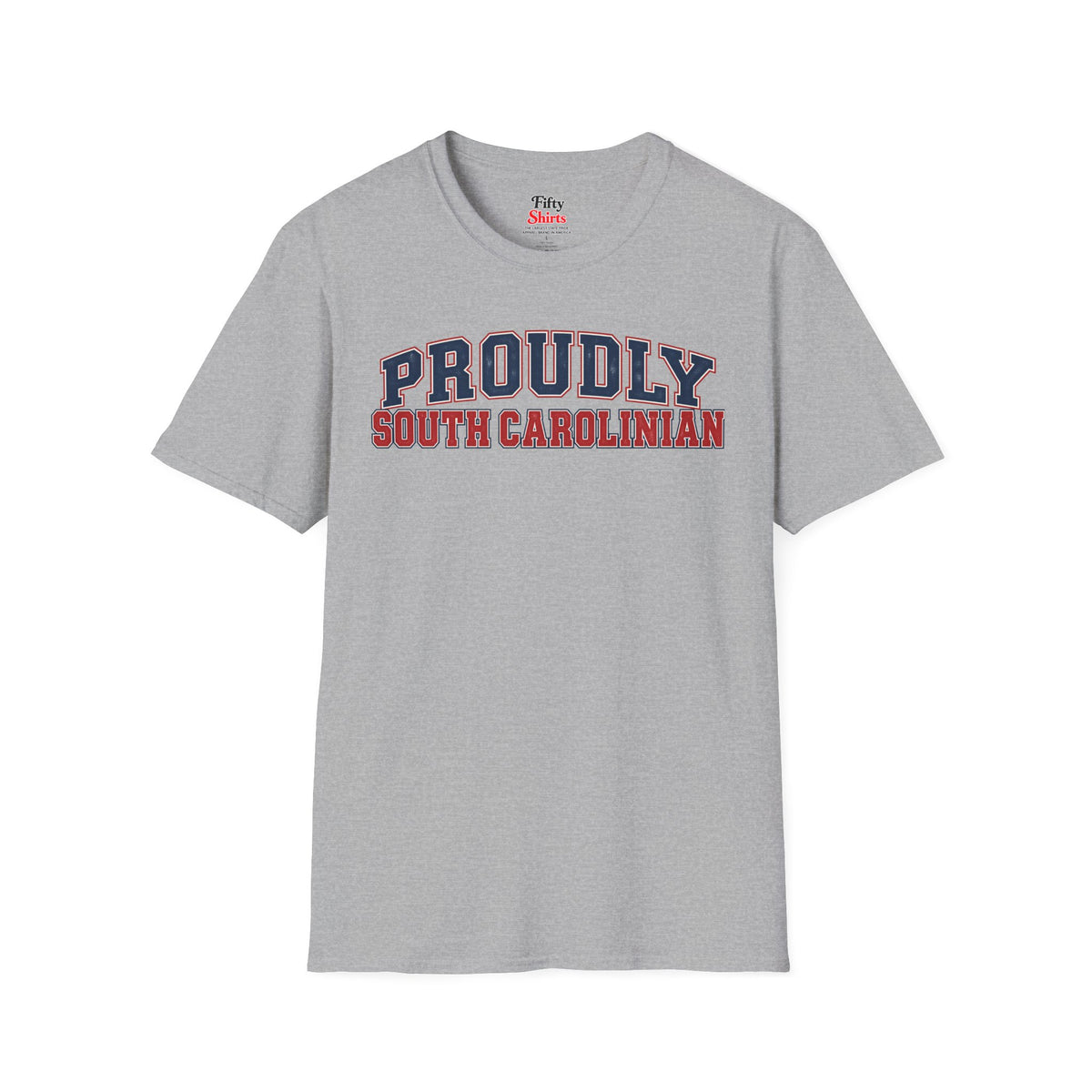 Proudly South Carolinian Carolina Unisex Softstyle T Shirt State Name Graphic Tee