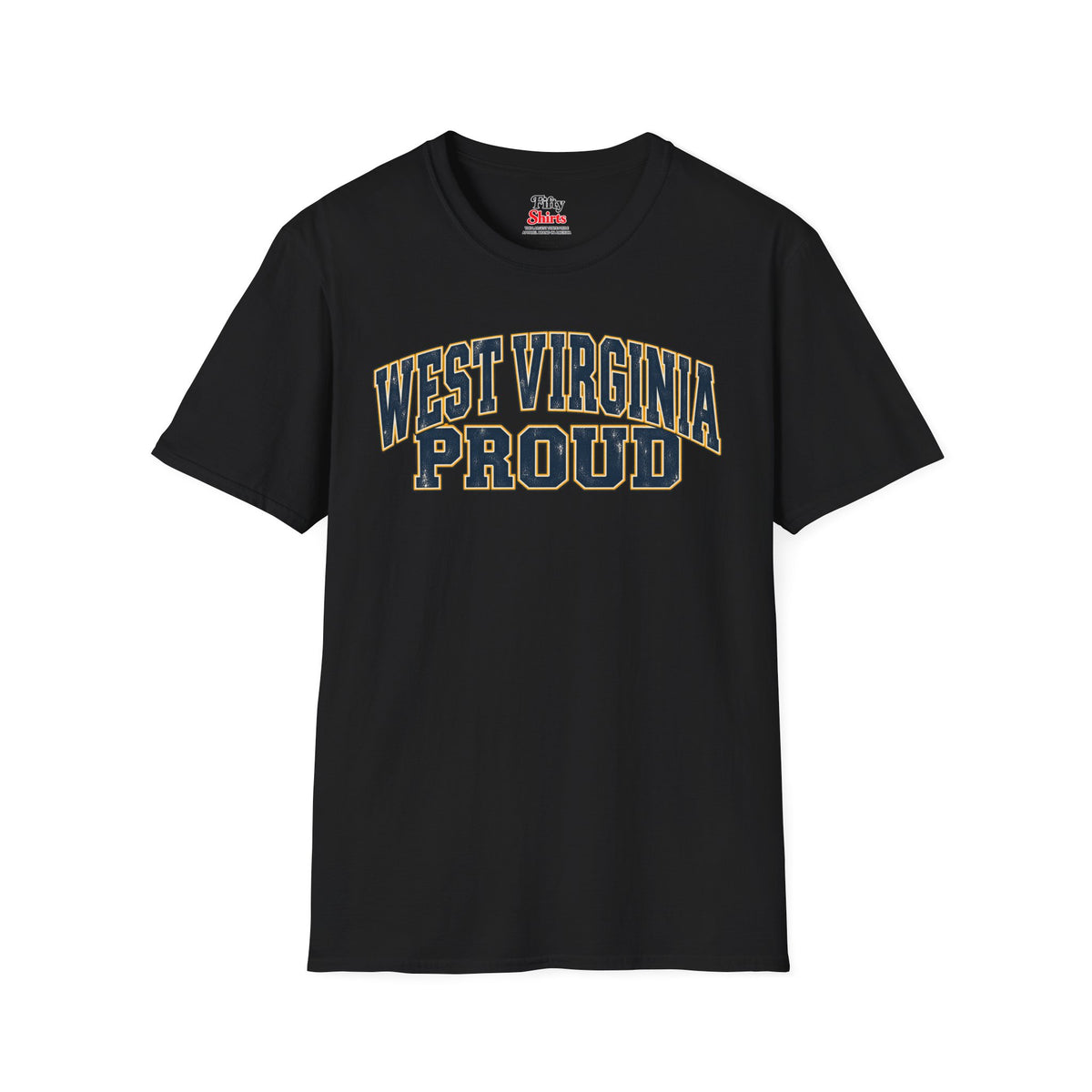 West Virginia Proud Unisex Softstyle T Shirt State Name Graphic Tee
