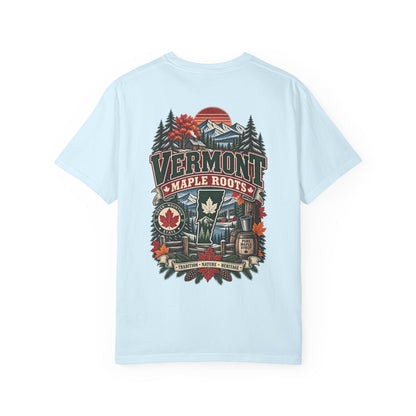 Vermont Maple Roots Unisex Comfort Color 1717 Streetwear Graphic Tee