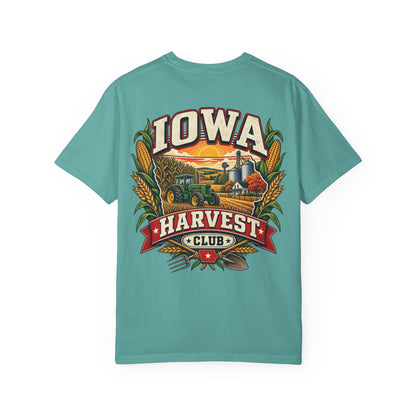 Iowa Harvest Club Unisex Comfort Color 1717 Streetwear Graphic Tee