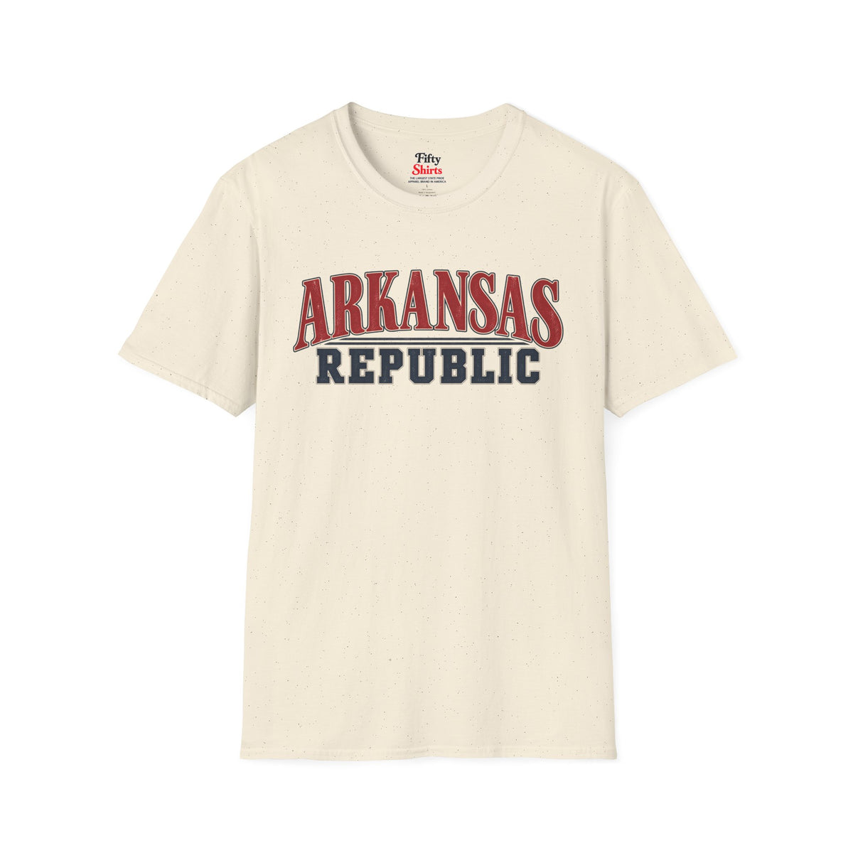 Arkansas Republic Unisex Softstyle T Shirt State Name Graphic Tee