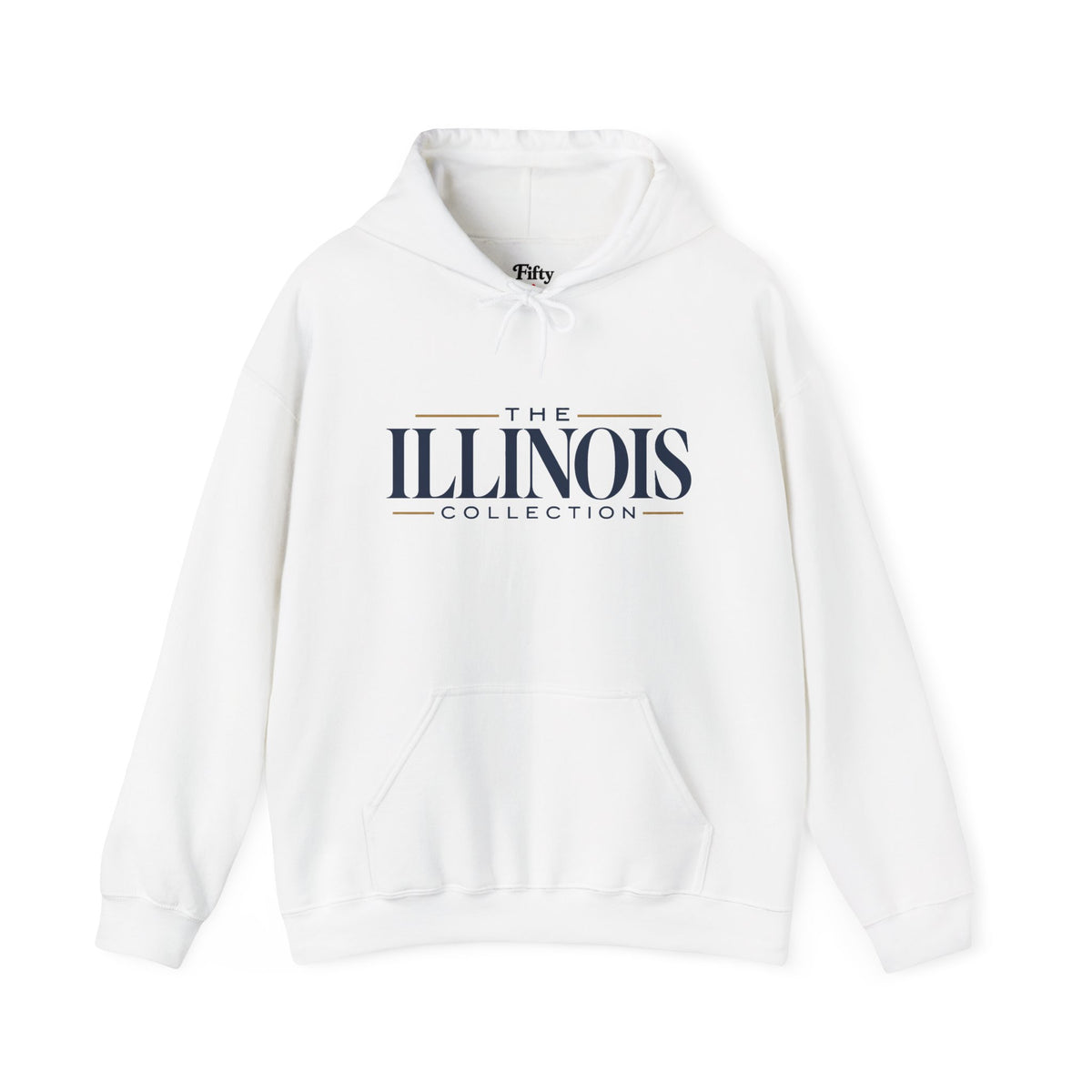The Illinois Collection Unisex Hoodie State Name Graphic