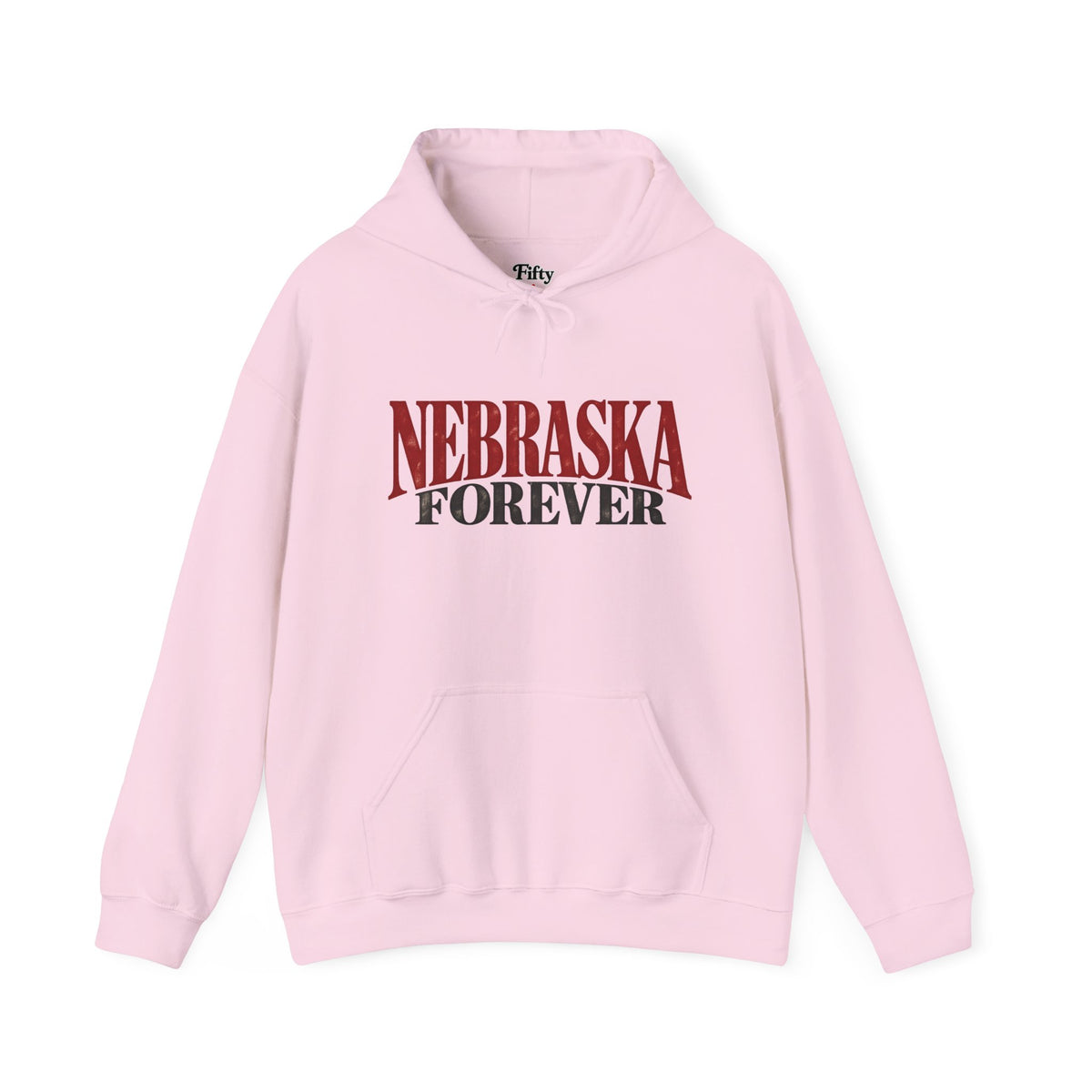 Nebraska Forever Unisex Hoodie State Name Graphic