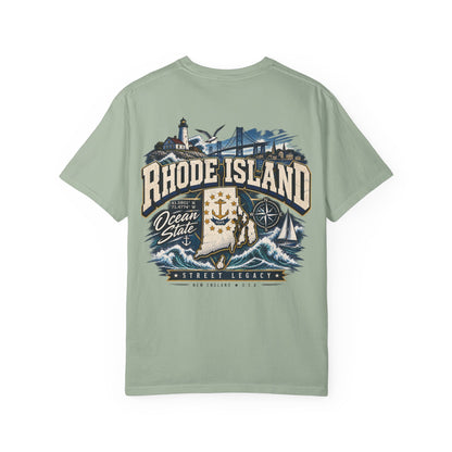 Rhode Island Street Legacy Unisex Comfort Color 1717 Streetwear Graphic Tee