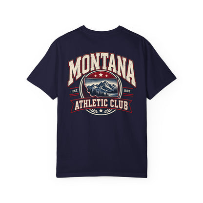 Montana Athletic Club Unisex Comfort Color 1717 Streetwear Graphic Tee