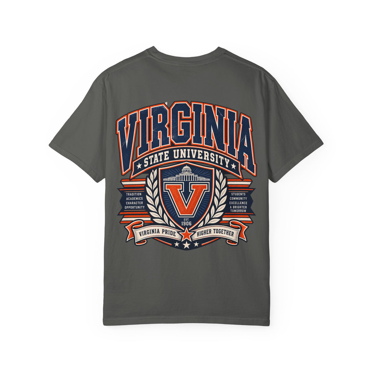 Virginia State University Unisex Comfort Color 1717 Streetwear Graphic Tee