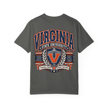 Virginia State University Unisex Comfort Color 1717 Streetwear Graphic Tee