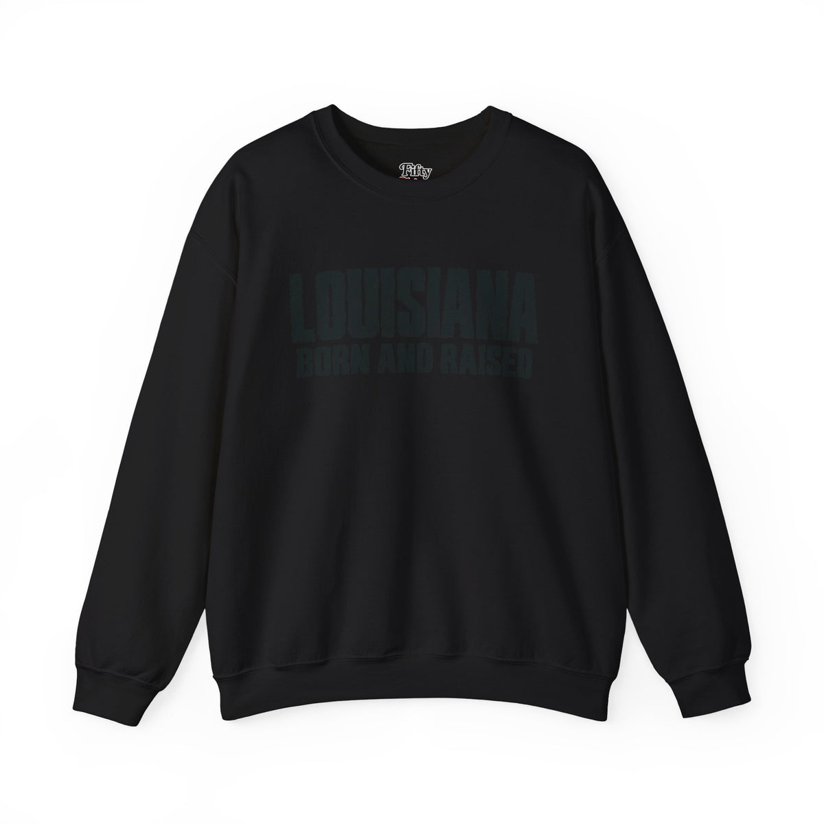 Louisiana Born and Raised Modern Unisex Sweatshirt Graphic