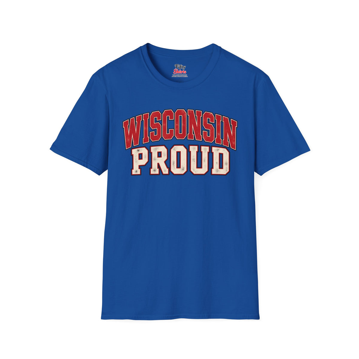 Wisconsin Proud Unisex Softstyle T Shirt State Name Graphic Tee