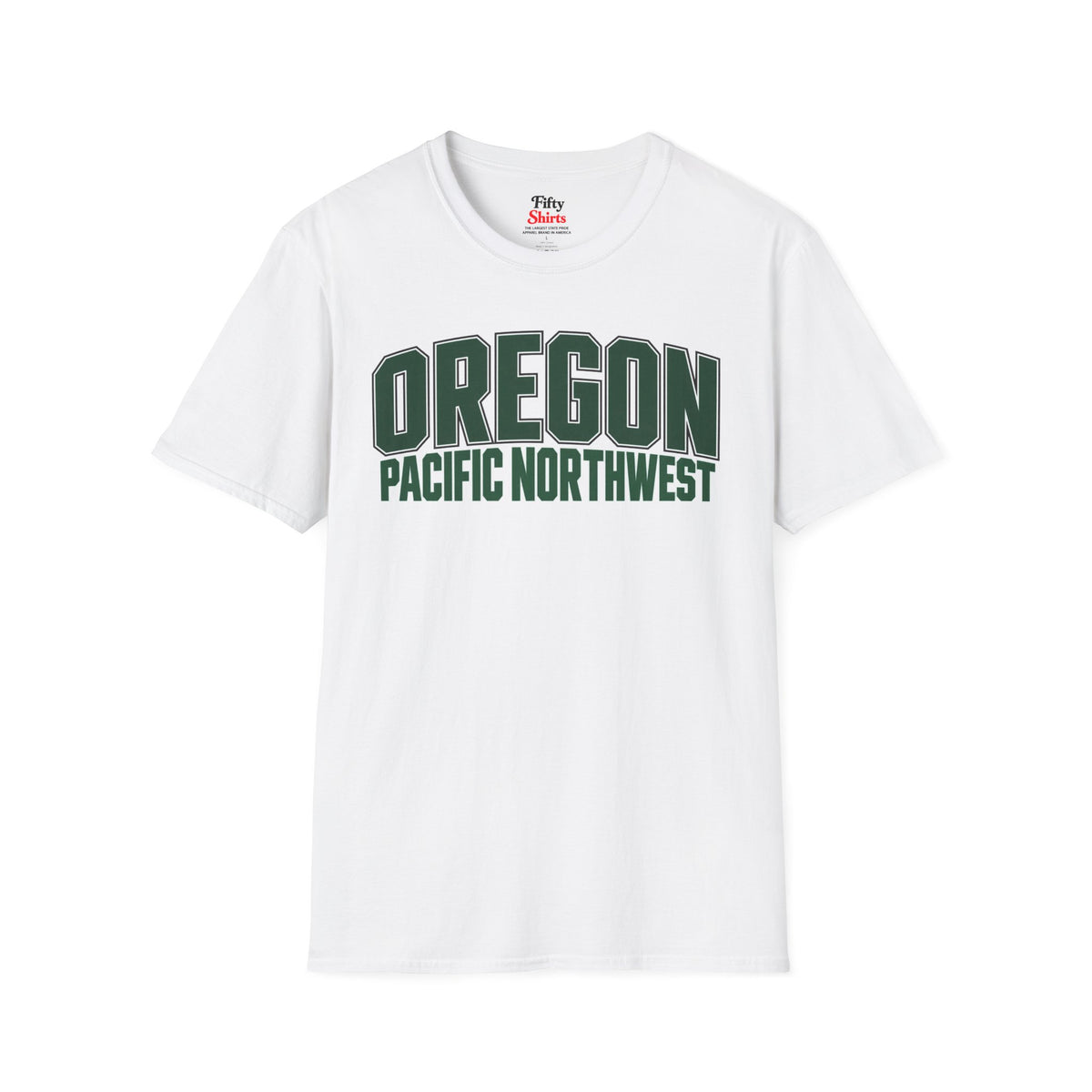 Oregon Pacific Northwest Unisex Softstyle T Shirt State Name Graphic Tee