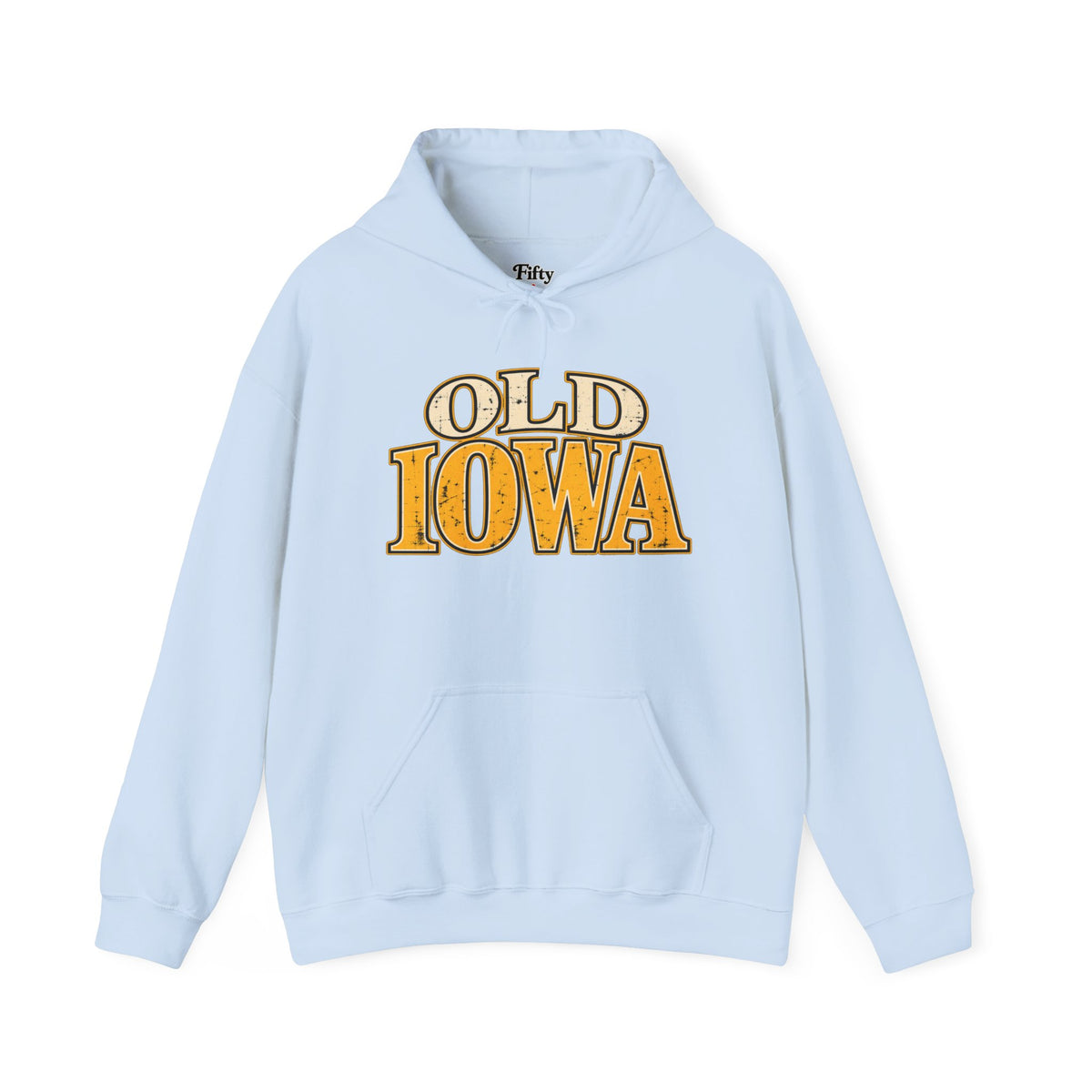 Old Iowa Unisex Hoodie State Name Graphic