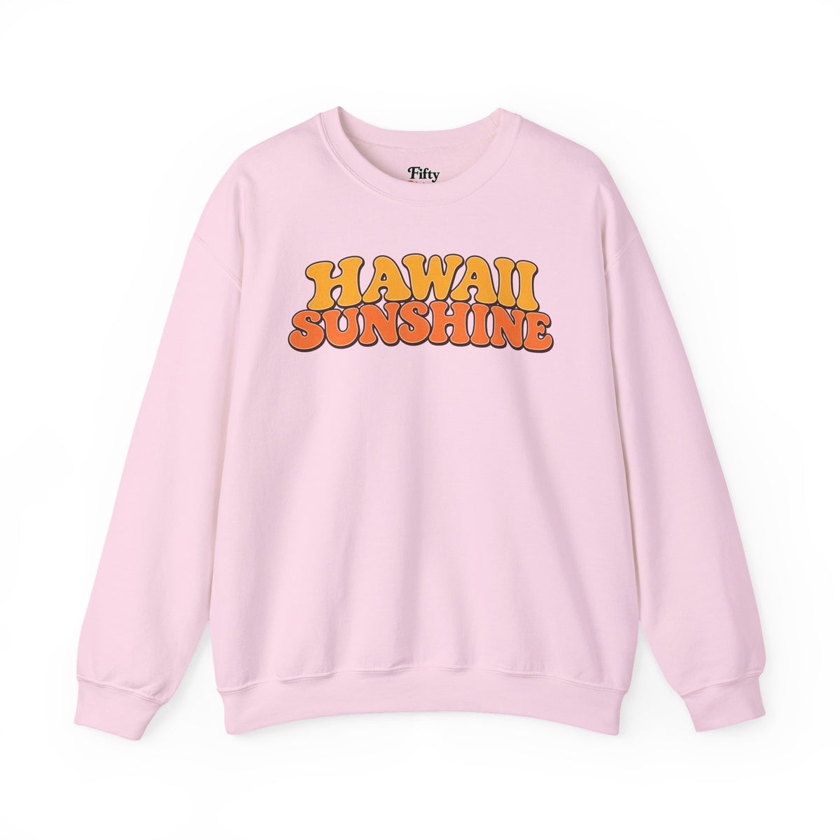 Hawaii Sunshine Unisex Crewneck Sweatshirt State Name Graphic