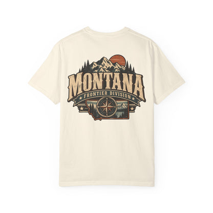 Montana Frontier Division Unisex Comfort Color 1717 Streetwear Graphic Tee