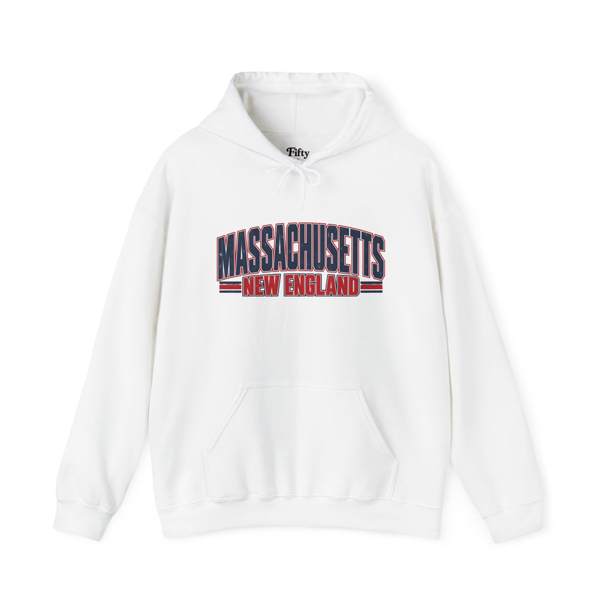 Massachusetts New England Unisex Hoodie State Name Graphic