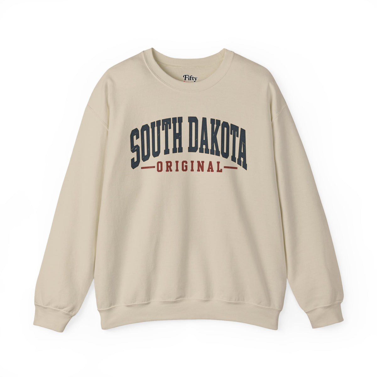South Dakota Original Unisex Crewneck Sweatshirt State Name Graphic