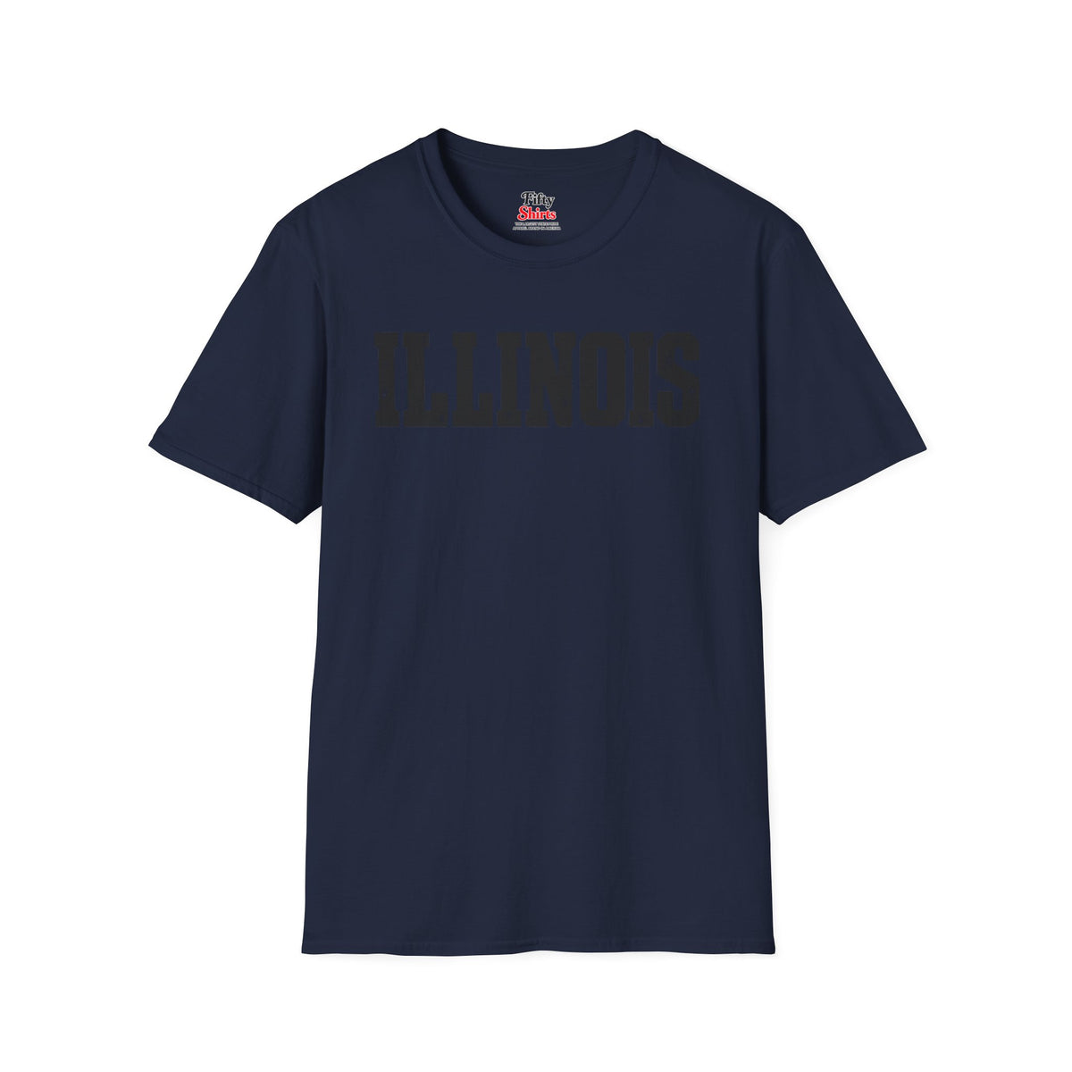 Illinois Unisex Softstyle T Shirt State Name Graphic Tee