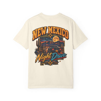 New Mexico Night Drive Unisex Comfort Color 1717 Streetwear Graphic Tee