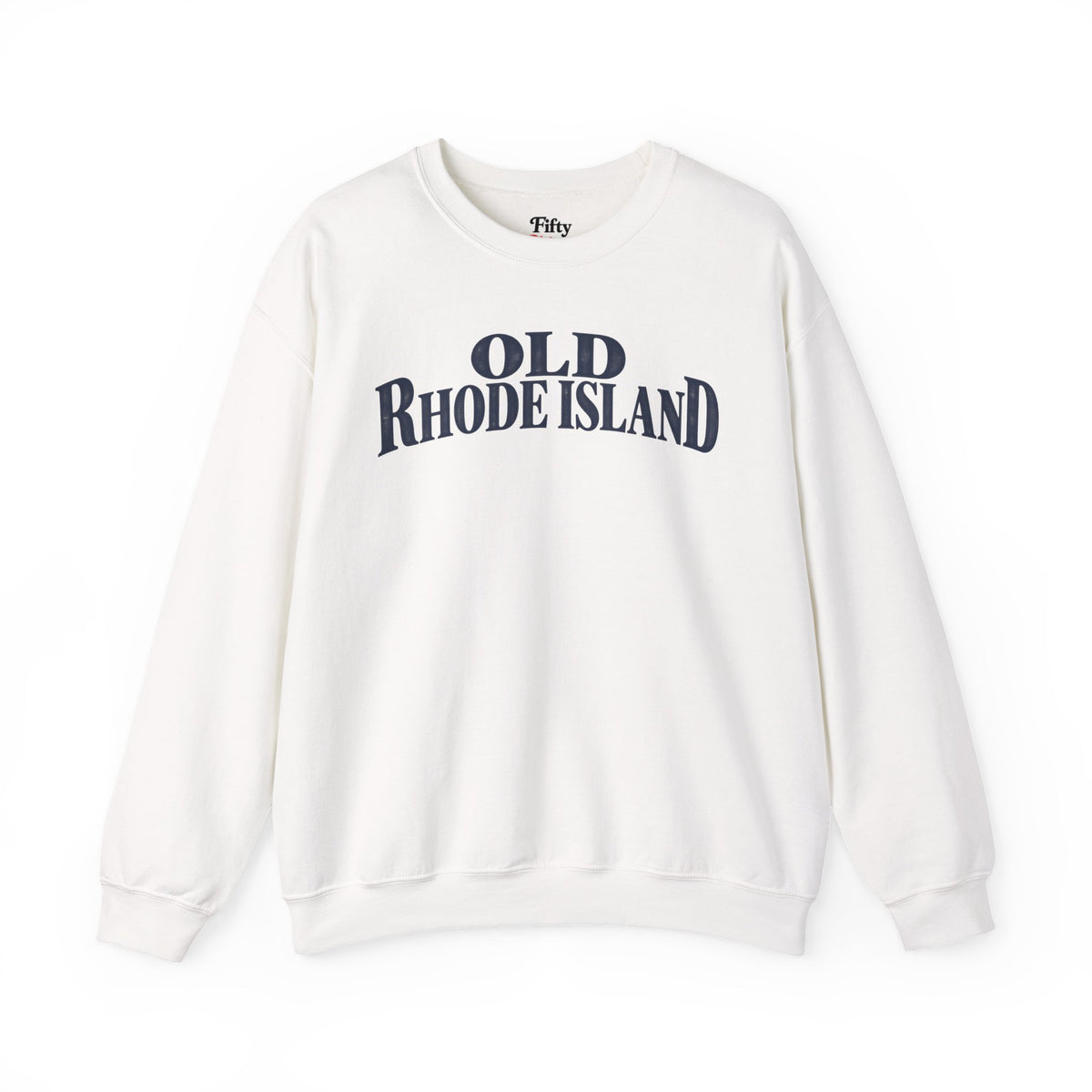 Old Rhode Island Unisex Crewneck Sweatshirt State Name Graphic