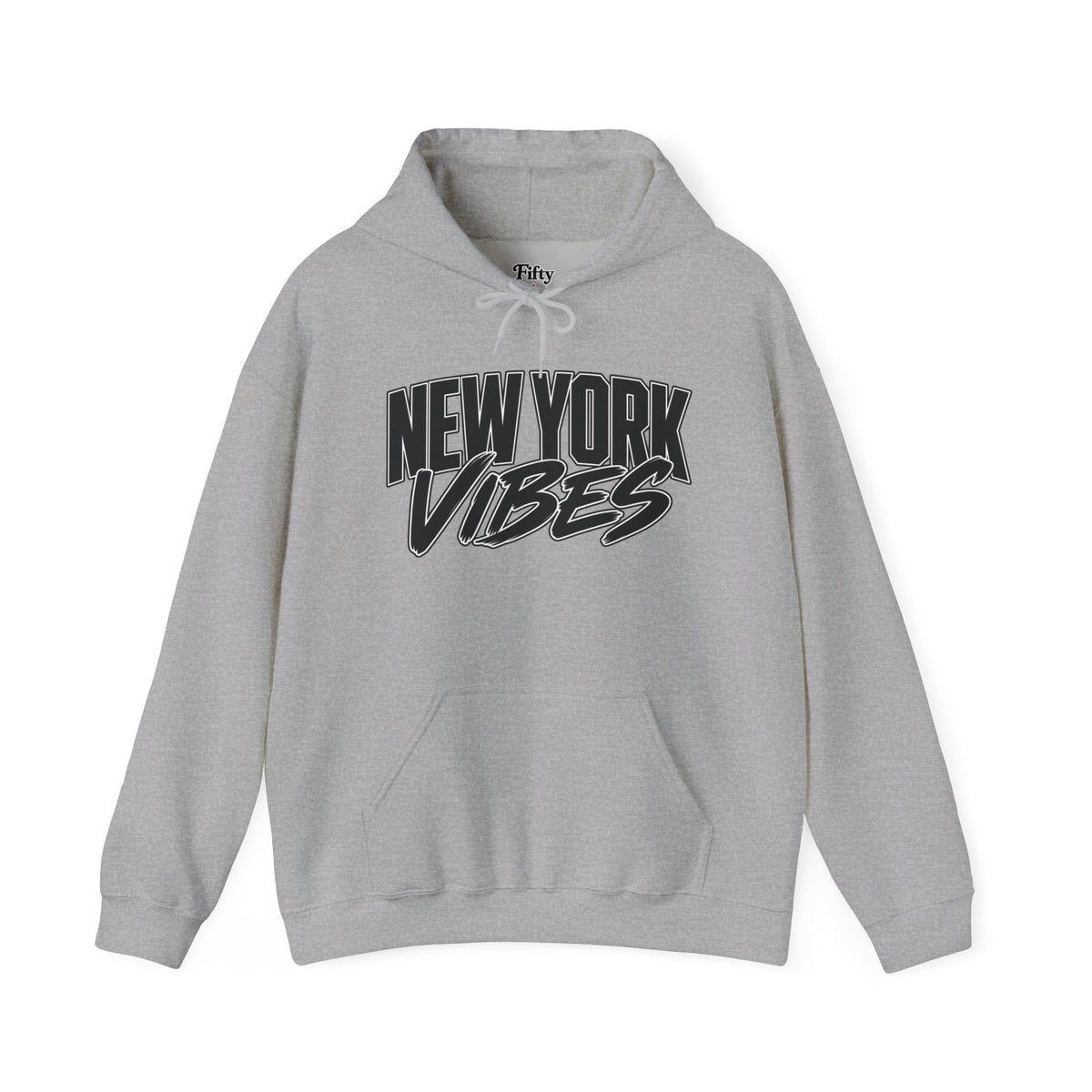 New York Vibes Unisex Hoodie State Name Graphic