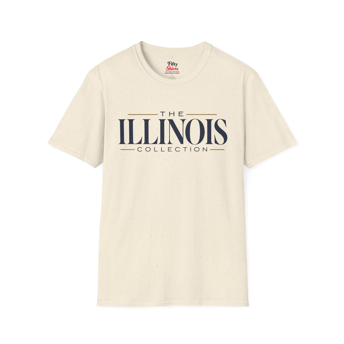 The Illinois Collection Unisex Softstyle T Shirt State Name Graphic Tee