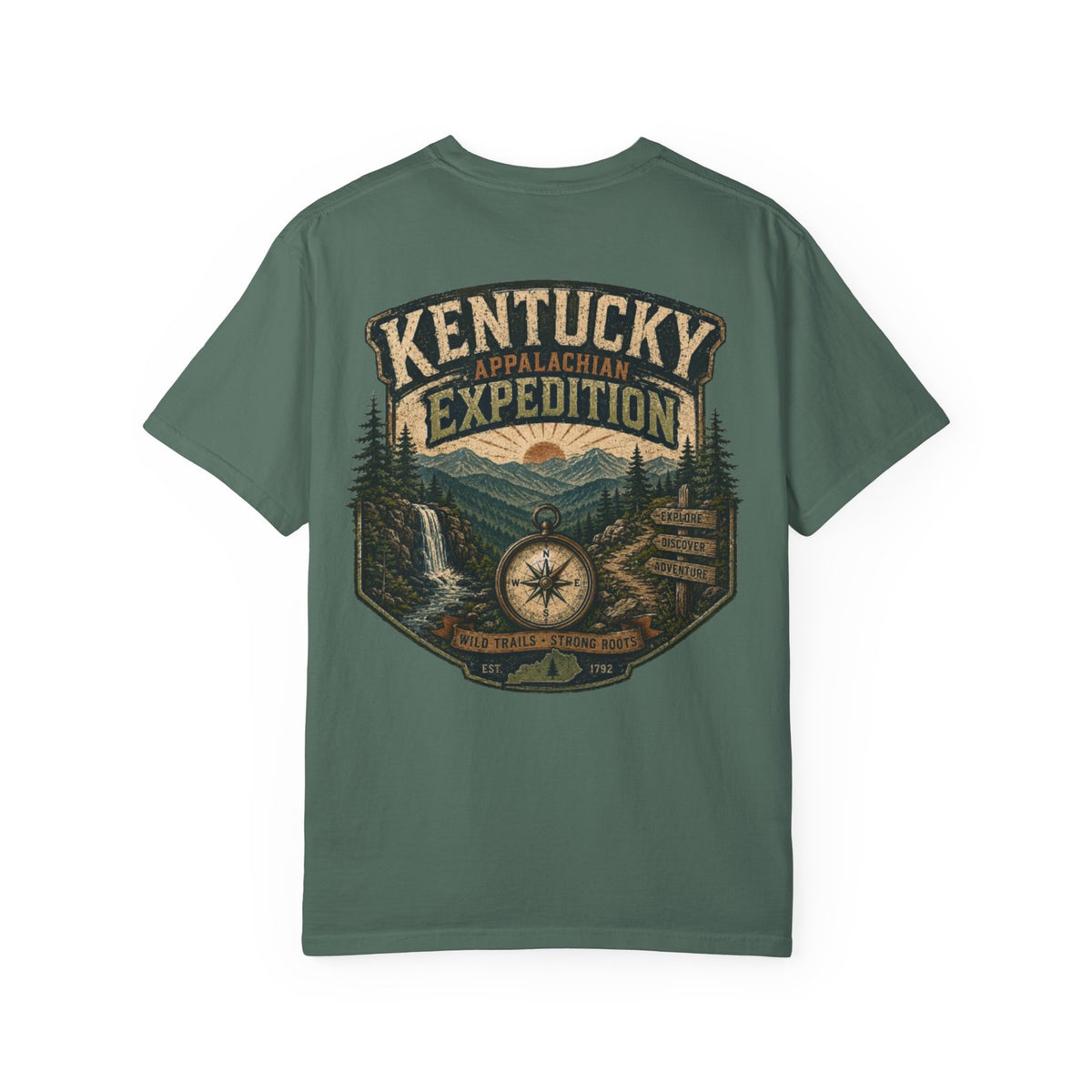 Kentucky Appalachian Expedition Unisex Comfort Color 1717 Streetwear Graphic Tee