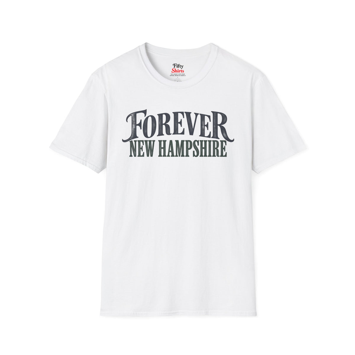 Forever New Hampshire Unisex Softstyle T Shirt State Name Graphic Tee