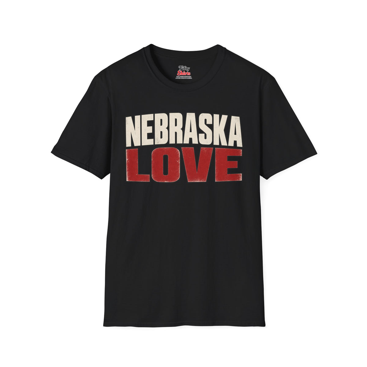 Nebraska Love Unisex Softstyle T Shirt State Name Graphic Tee