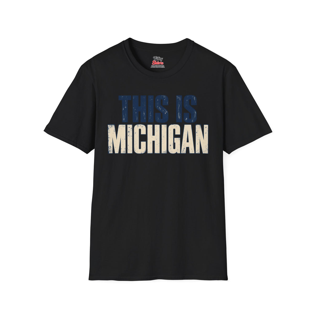 This is Michigan Unisex Softstyle T Shirt State Name Graphic Tee
