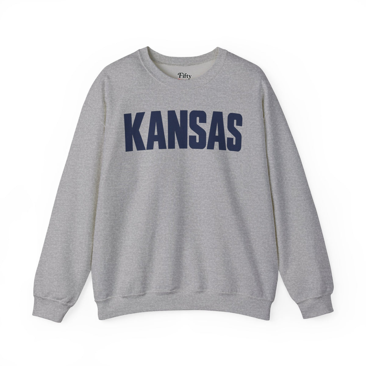 Kansas Unisex Crewneck Sweatshirt State Name Graphic