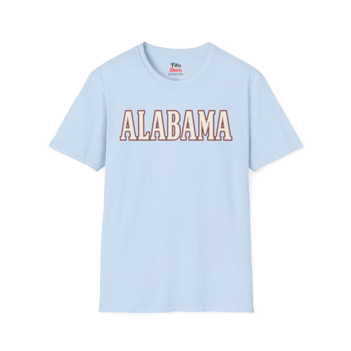 Alabama Unisex Softstyle T Shirt State Name Graphic Tee