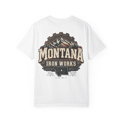 Montana Iron Works Unisex Comfort Color 1717 Streetwear Graphic Tee