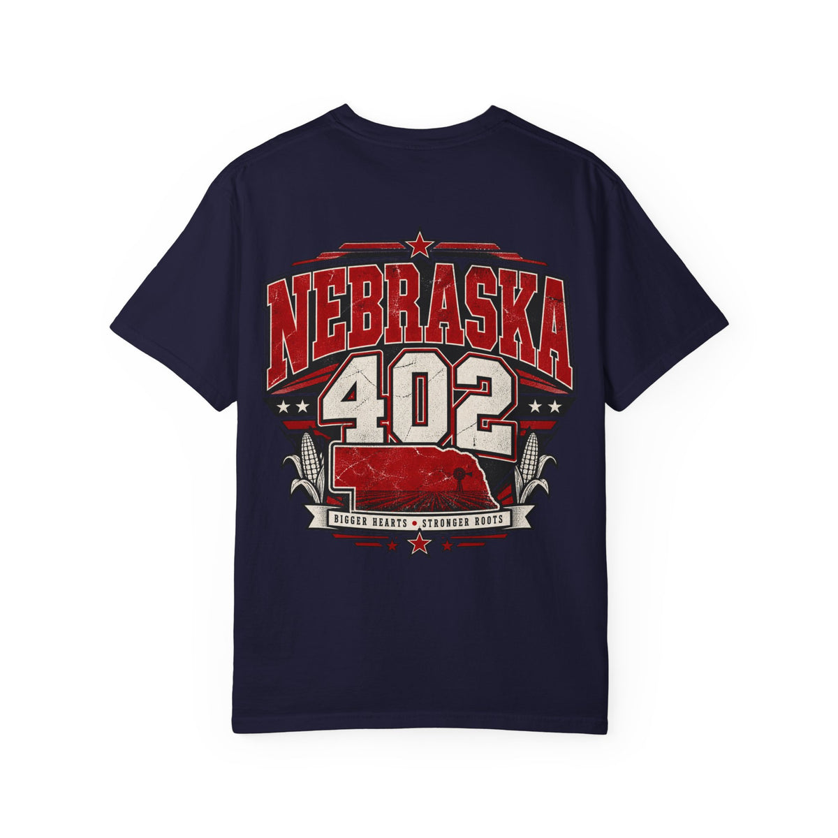 Nebraska 402 Unisex Comfort Color 1717 Streetwear Graphic Tee