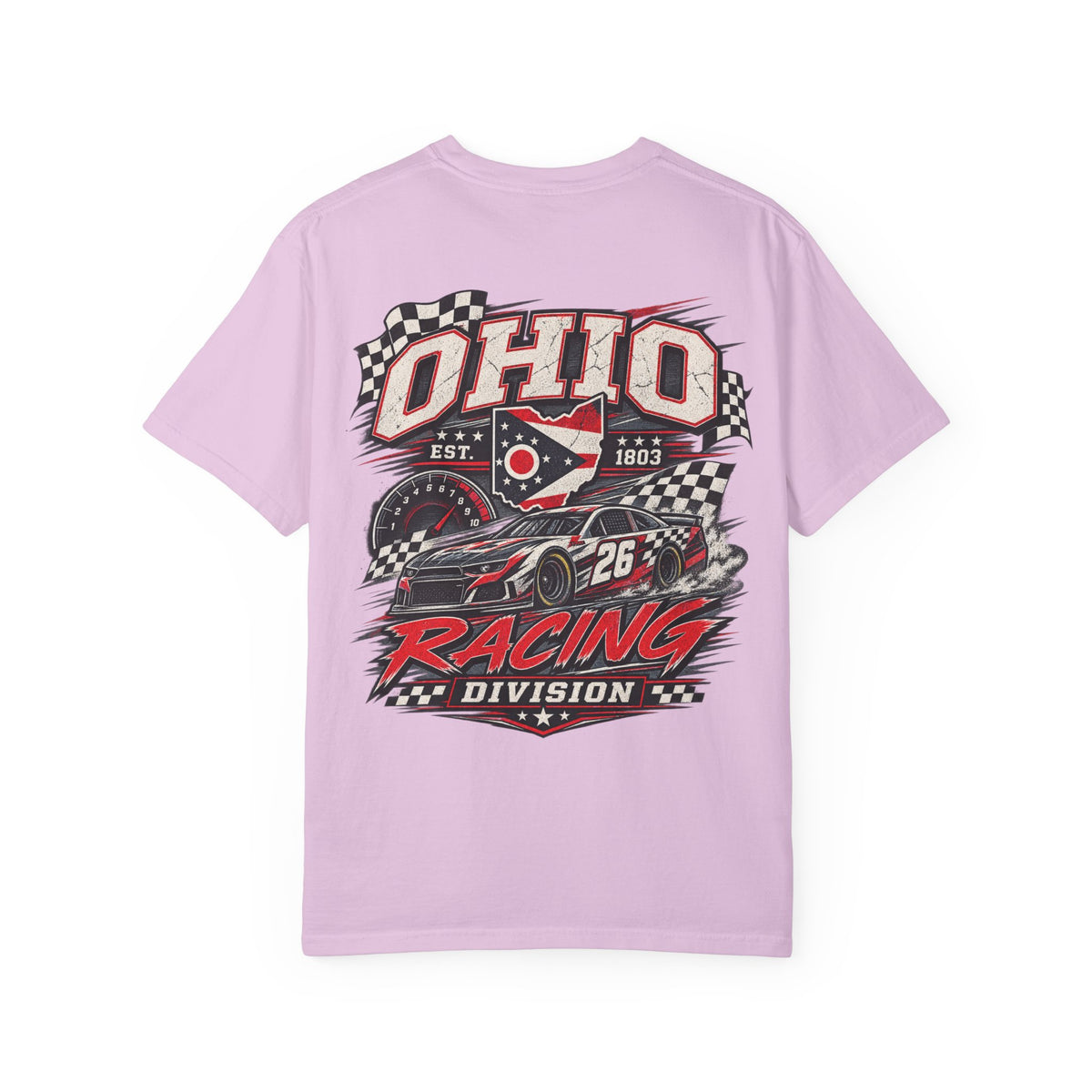 Ohio Racing Division Unisex Comfort Color 1717 Streetwear Graphic Tee