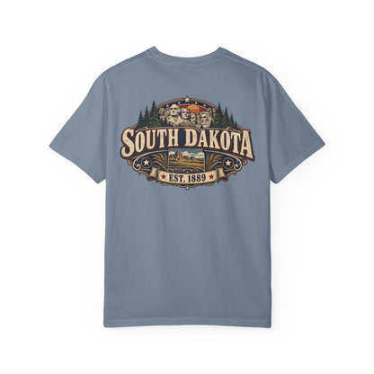 South Dakota Established 1889 Unisex Comfort Color 1717 Streetwear Graphic Tee