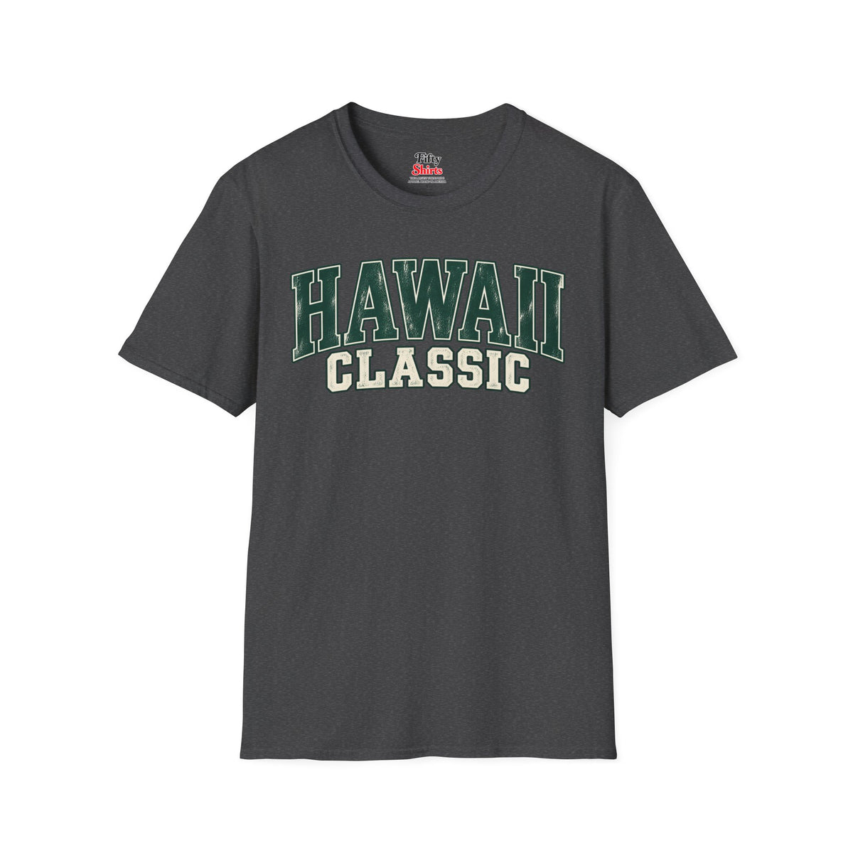 Hawaii Classic Unisex Softstyle T Shirt State Name Graphic Tee