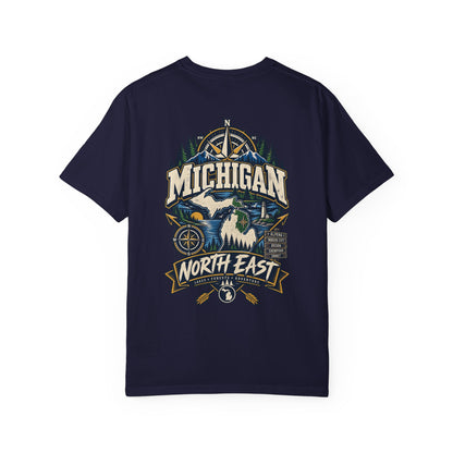 Michigan North East Unisex Comfort Color 1717 Streetwear Graphic Tee