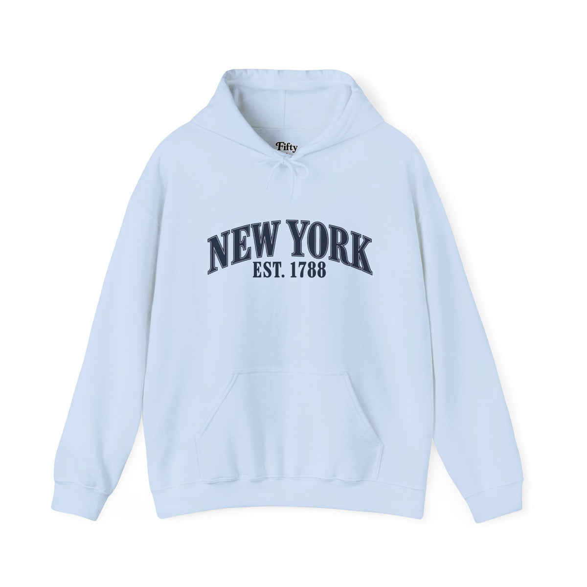 New York Est.1788 Unisex Hoodie State Name Graphic