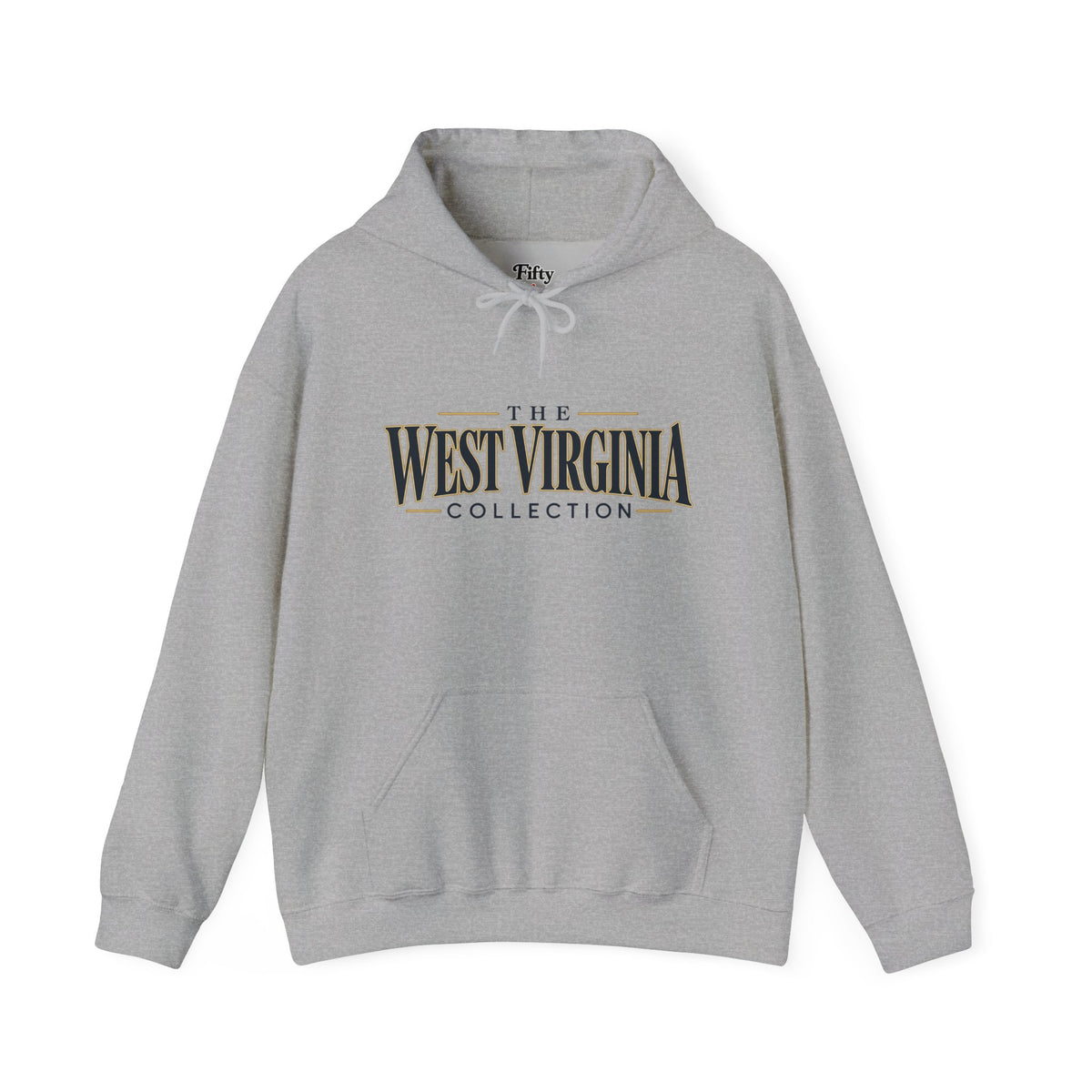 The West Virginia Collection Unisex Hoodie State Name Graphic