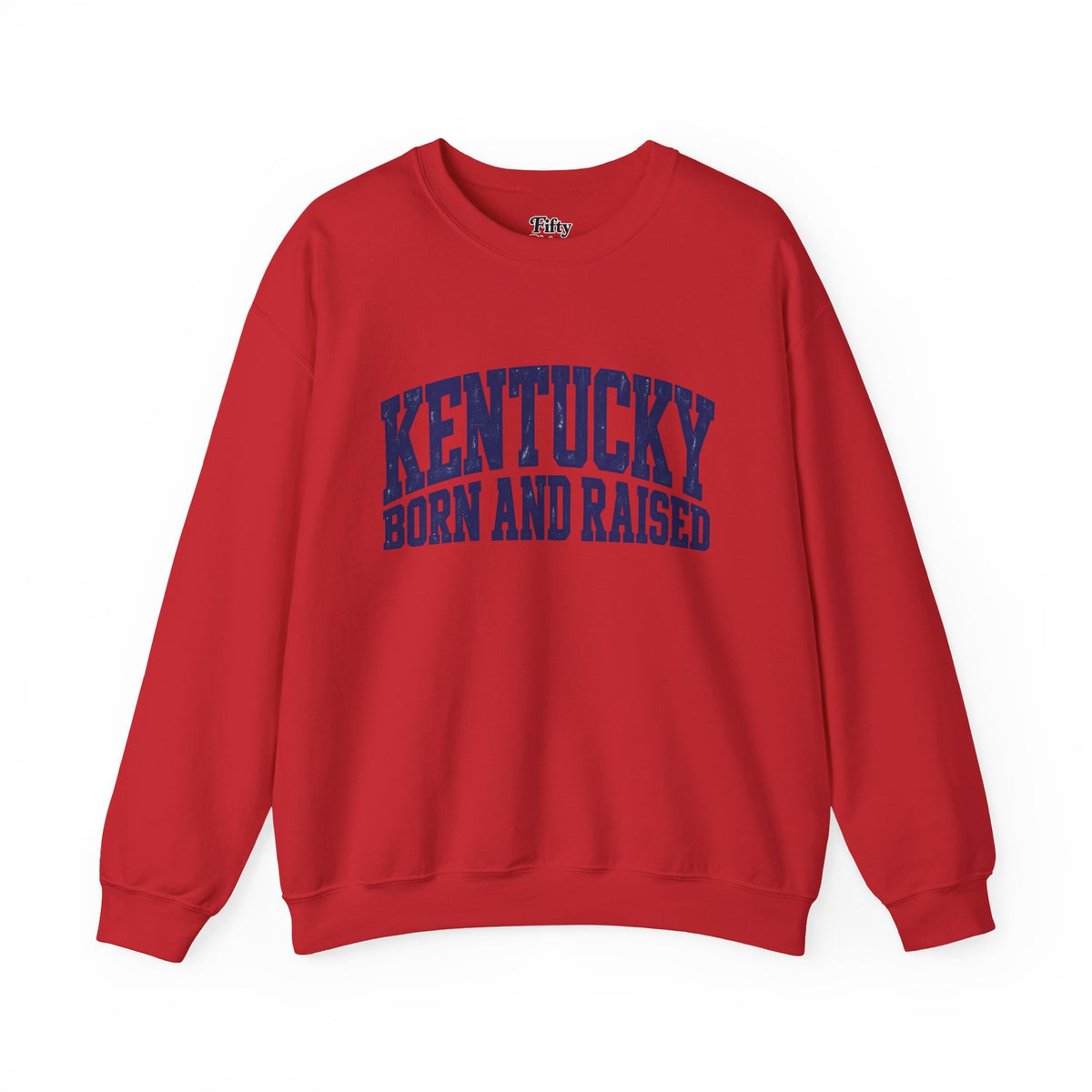 Kentucky Born and Raised Bold Athletic Unisex Sweatshirt Graphic