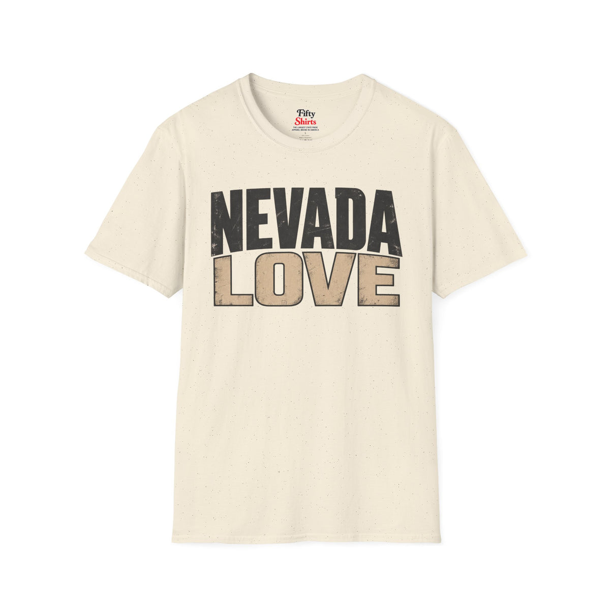 Nevada Love Unisex Softstyle T Shirt State Name Graphic Tee
