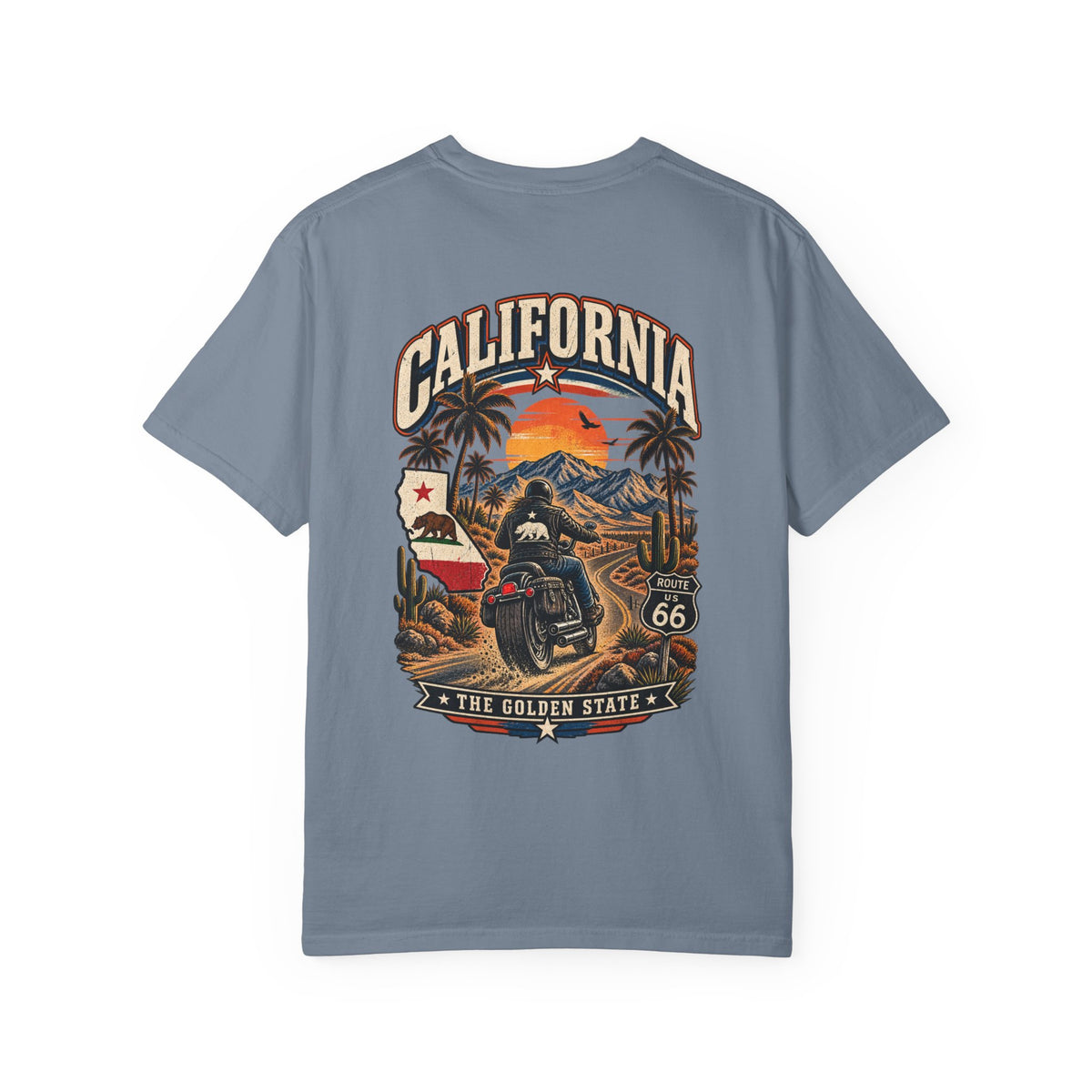 California Desert Rider  Unisex Comfort Color 1717 Streetwear Graphic Tee