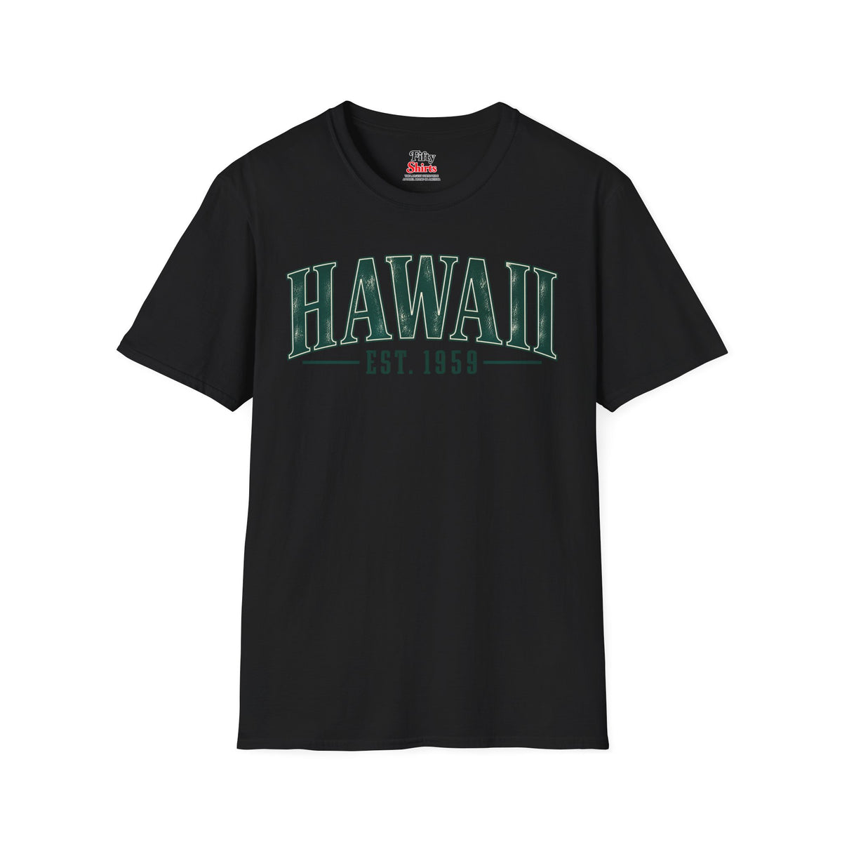 Hawaii Est 1959 Unisex Softstyle T Shirt State Name Graphic Tee