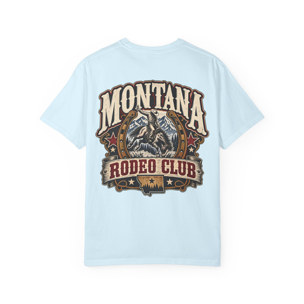 Montana Rodeo Club Unisex Comfort Color 1717 Streetwear Graphic Tee