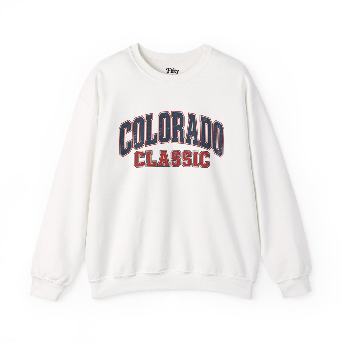 Colorado Classic Unisex Crewneck Sweatshirt State Name Graphic