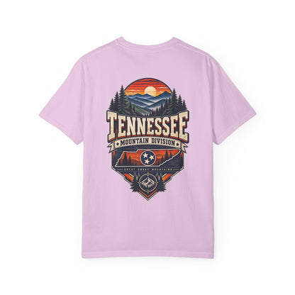 Tennessee Mountain Division Unisex Comfort Color 1717 Streetwear Graphic Tee
