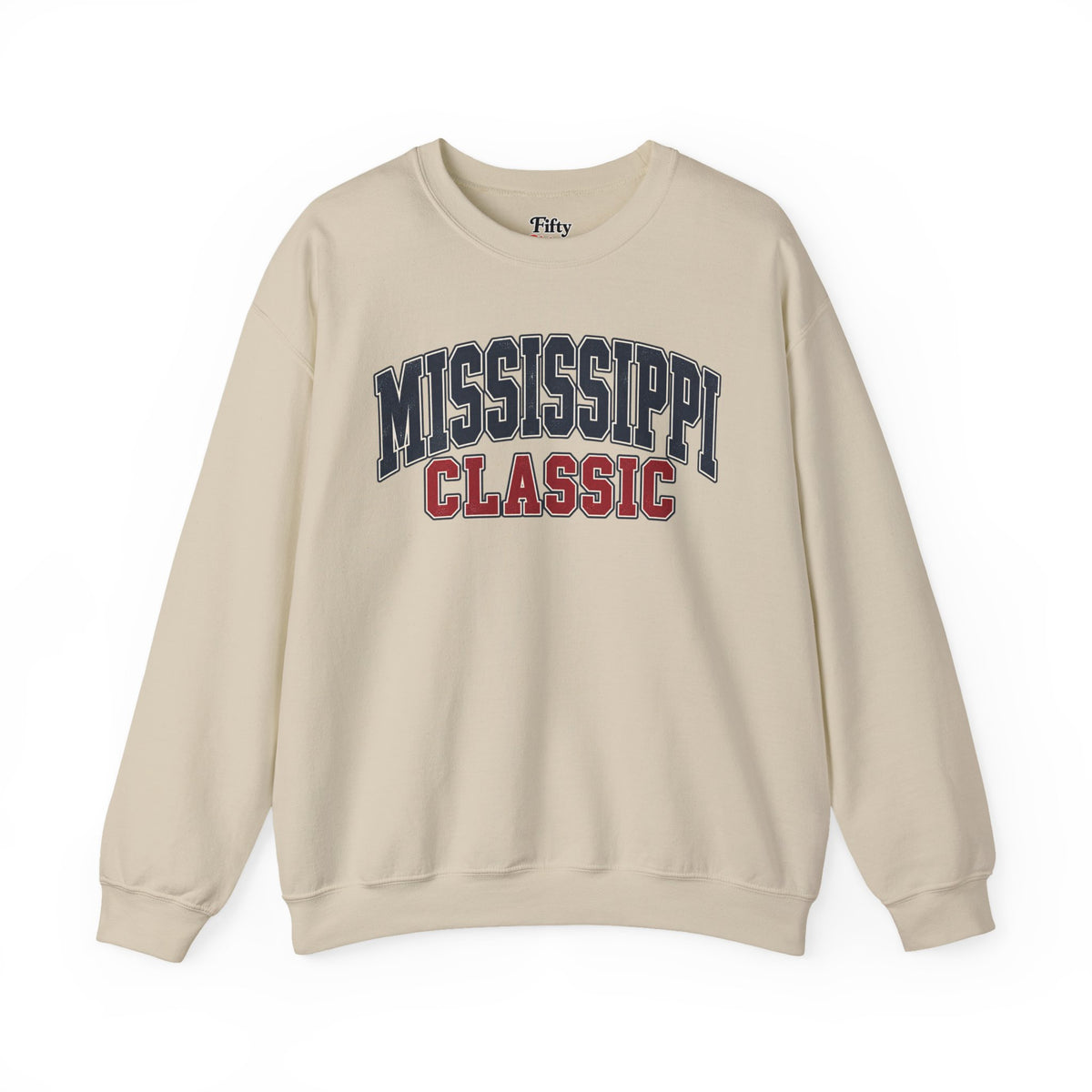 Mississippi Classic Unisex Crewneck Sweatshirt State Name Graphic