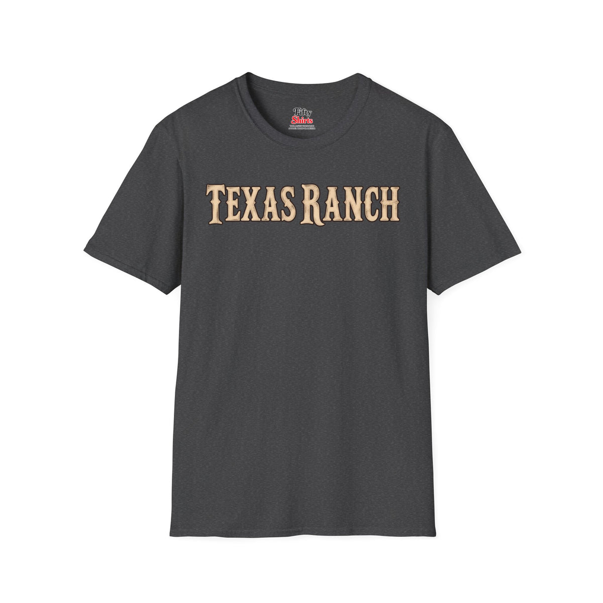 Texas Ranch Unisex Softstyle T Shirt State Name Graphic Tee